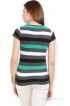 Max Striped Women's Round Neck T-Shirt Max Striped Women's Round Neck T-Shirt